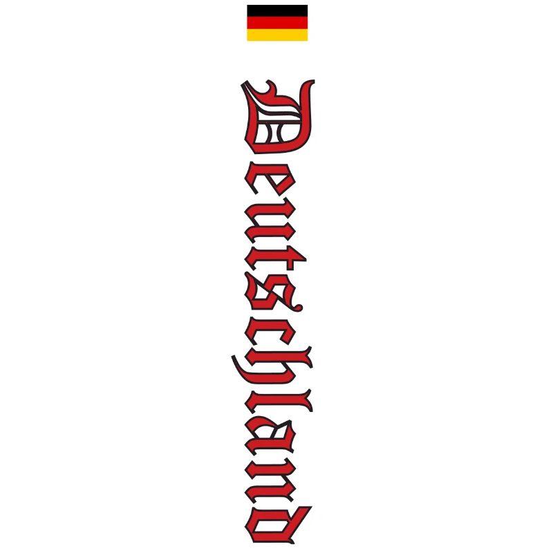 Germany with Old German Script