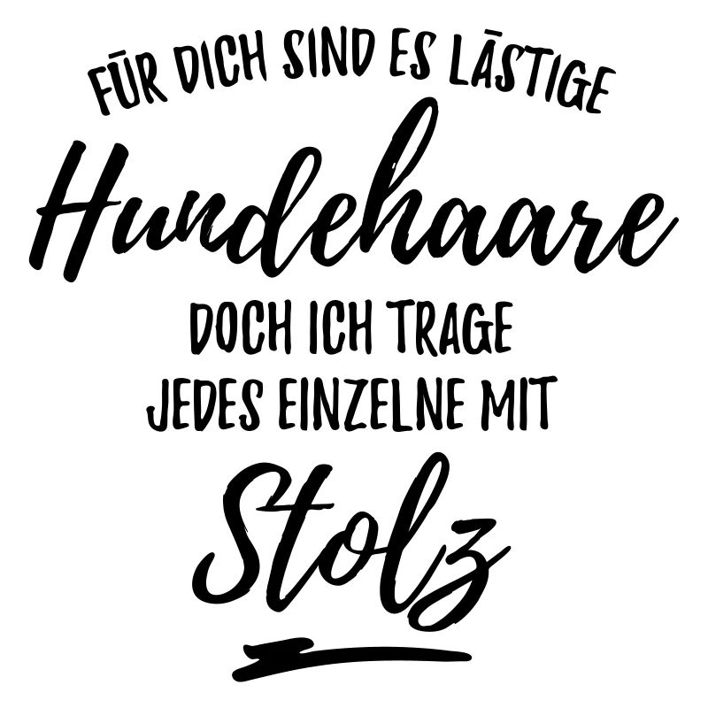 Stolzer Hundehaare-Träger