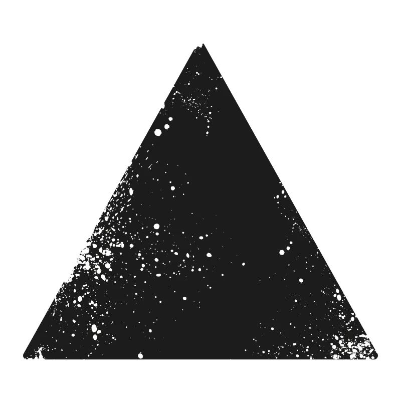 hippie triangle symbole de forme