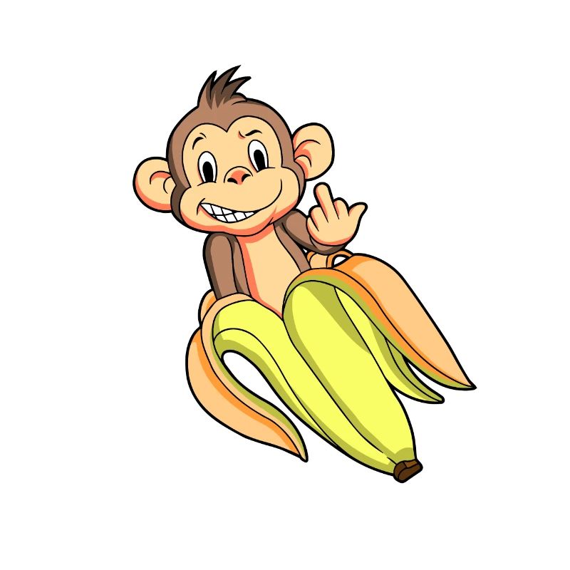 FRESH MONKEY - FUCK YOU MONKEY WITH COOL ATTITUDE