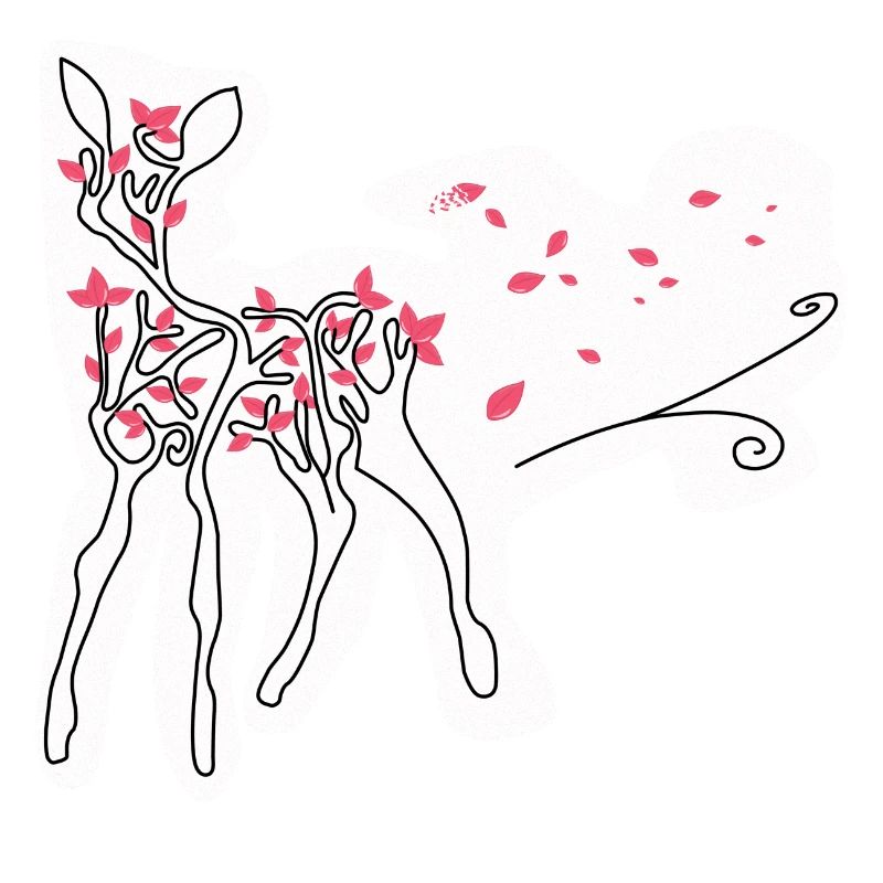 Bambi in the wind