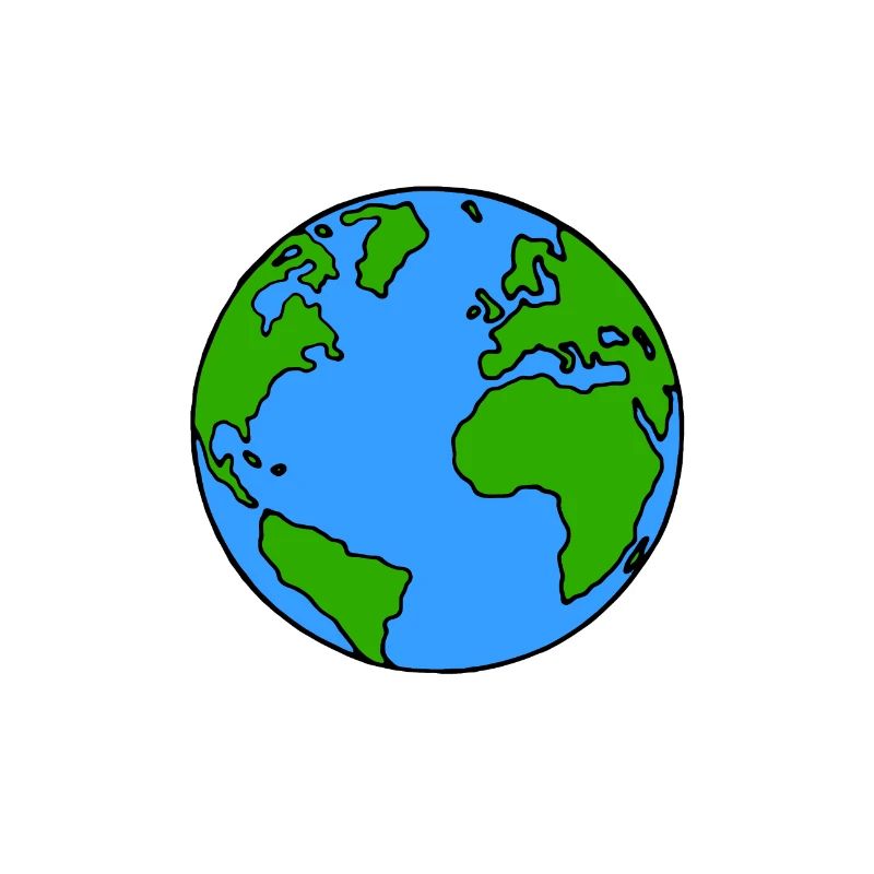 Globe terrestre, globe, dessin animé, idée cadeau