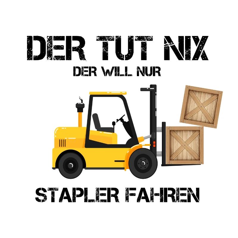 Staplerfahrer Gabelstapler Stapler Flurförderzeug