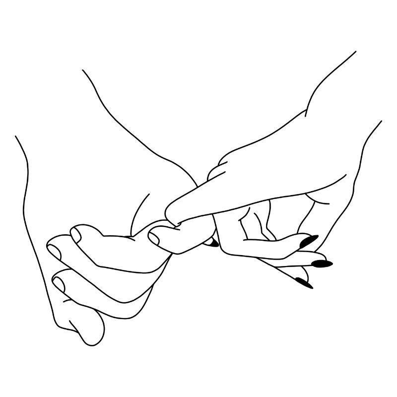 Main dans la main - amour - mains