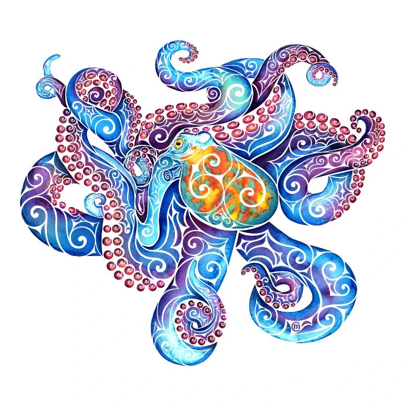 Swirly Octopus