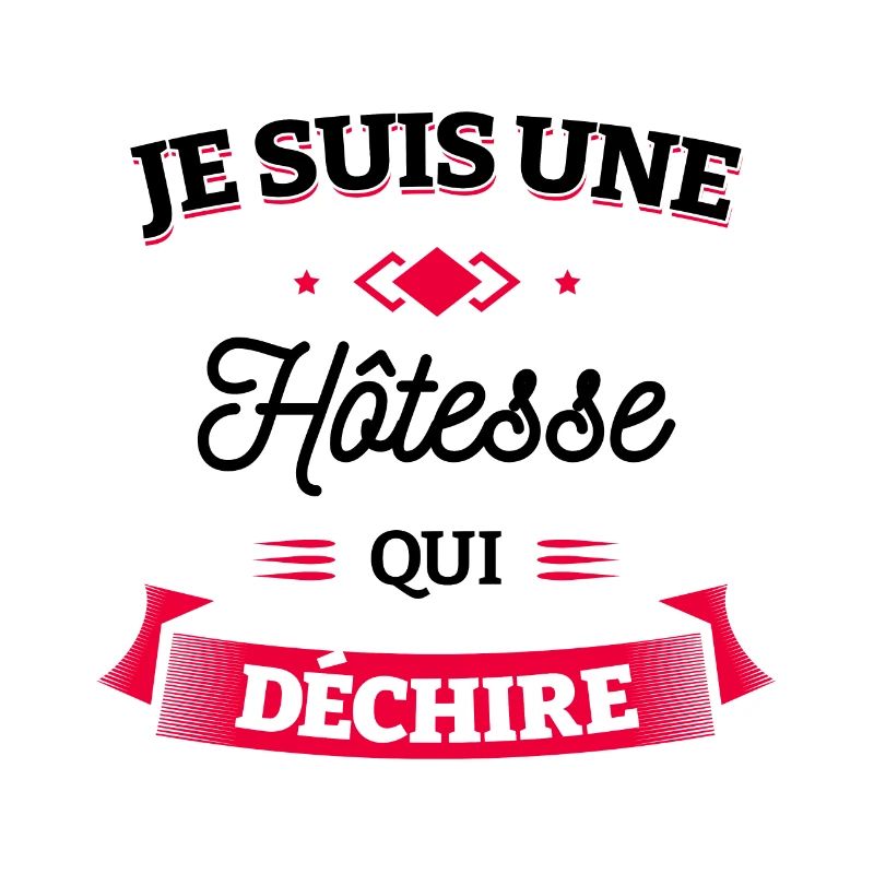 HÔTESSE QUI DÉCHIRE