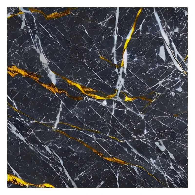 Marbre Texture Or Noir