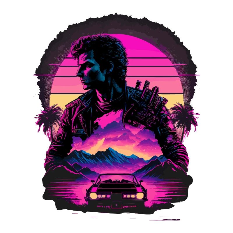 Synthwave-Kunst