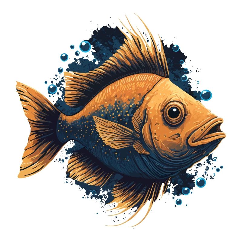 Brauner Fisch