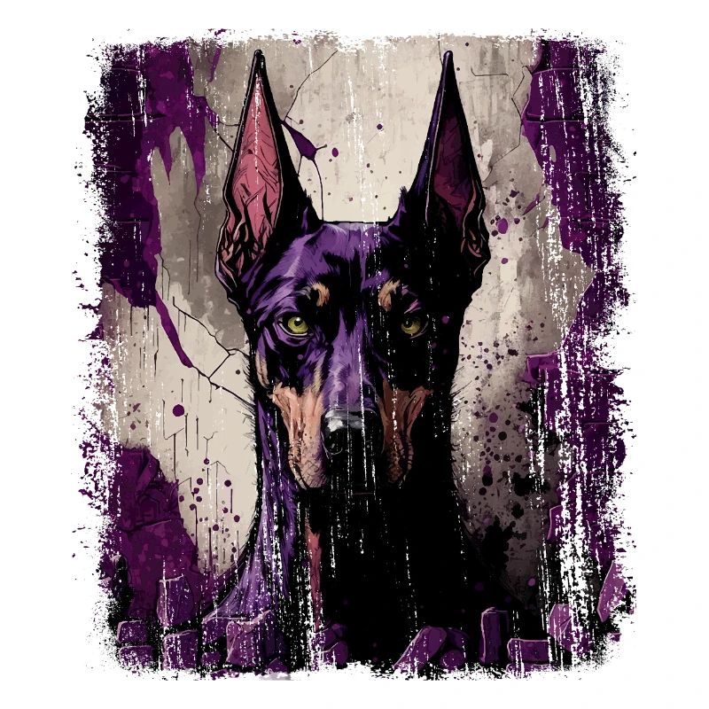 Dark Doberman Love