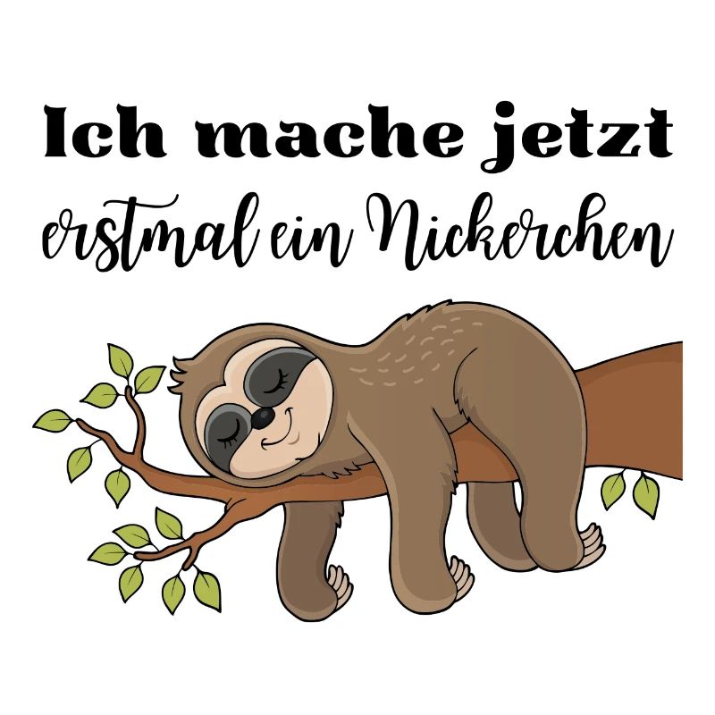 Ich mache jetzt erstmal ein Nickerchen