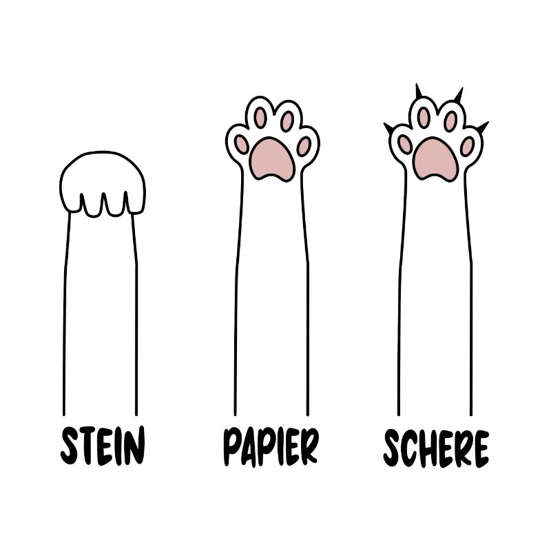 STONE PAPER SCISSORS comme de jolies pattes de chat