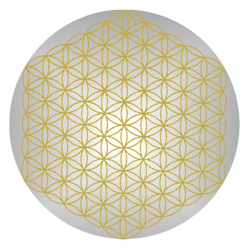 Blume des Lebens Gold - 5. Dimension - Mandala