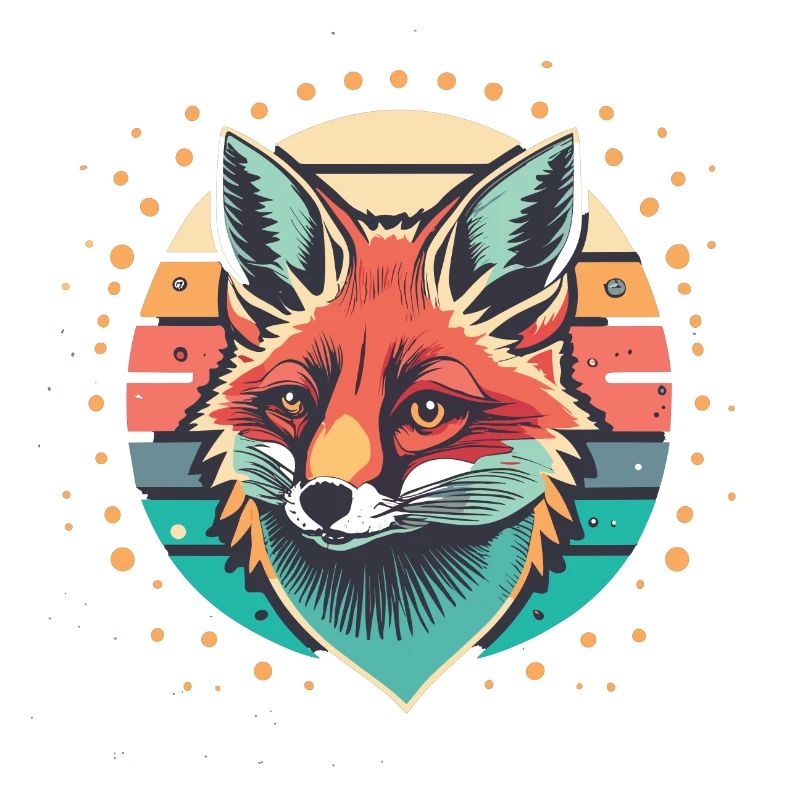 Foxy Coucher de soleil rétro
