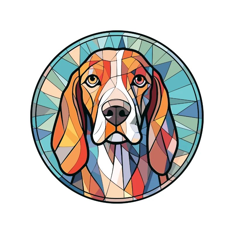Treeing Walker Coonhound race chien aquarelle