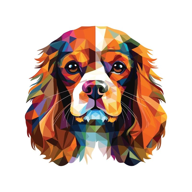 Cavalier King Charles Spaniel Hunderasse Aquarell
