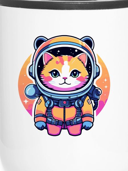 Cat Astronaut Illustration