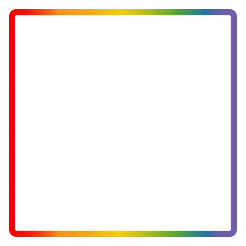 Cornice arcobaleno LGBT DEMO