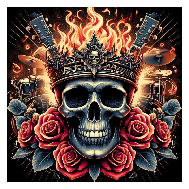 Burning Skull