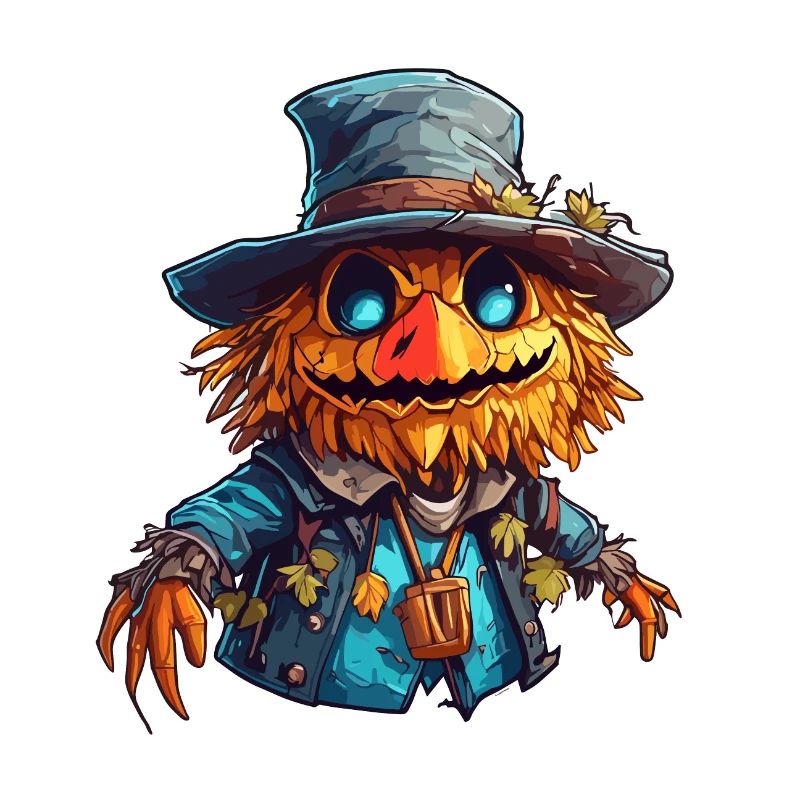 Vogelscheuche / Erntehelfer / Maisfeld / Feld