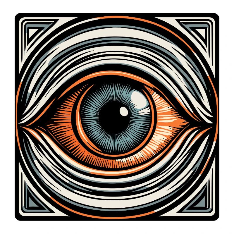 Psychedelic / Auge / Psychobilly / Comic / bunt