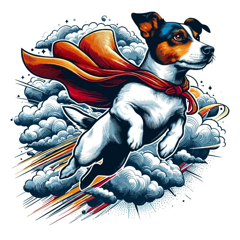 Super Hund Jack Russell Terrier Geschenk