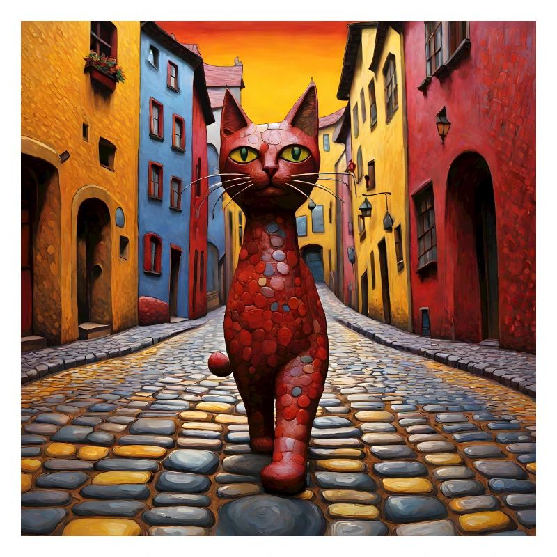 Surreal Pop Animals 7 Cat