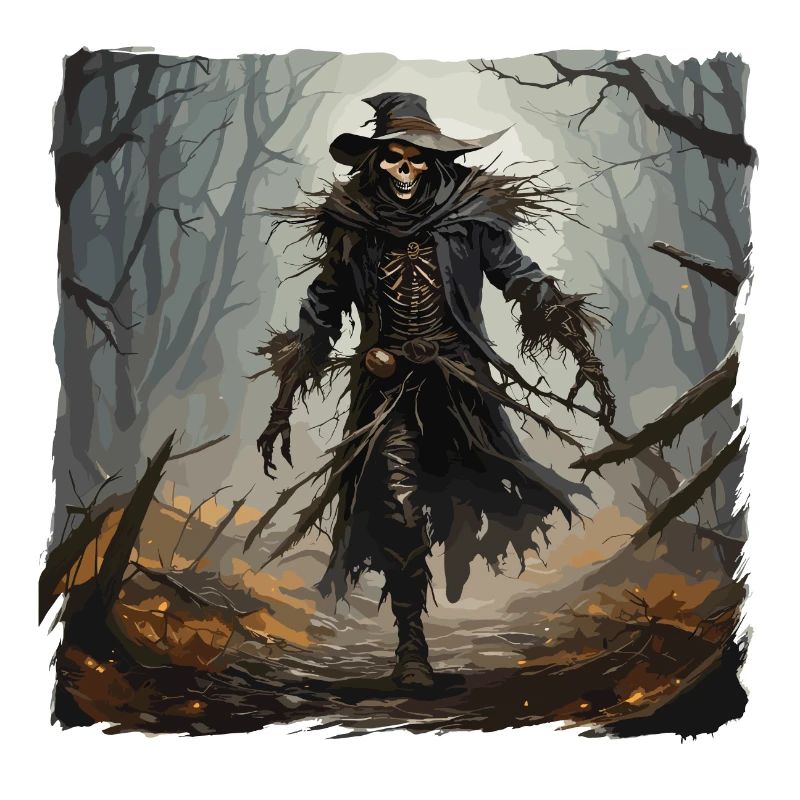 Vogelscheuche / Erntehelfer / Maisfeld / Feld