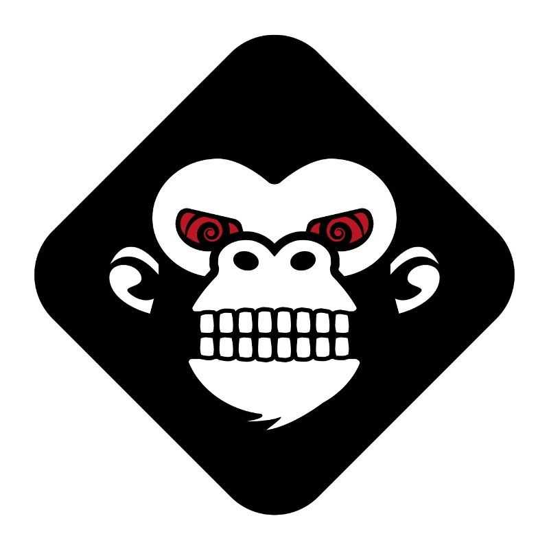 Gorilla teeth logo