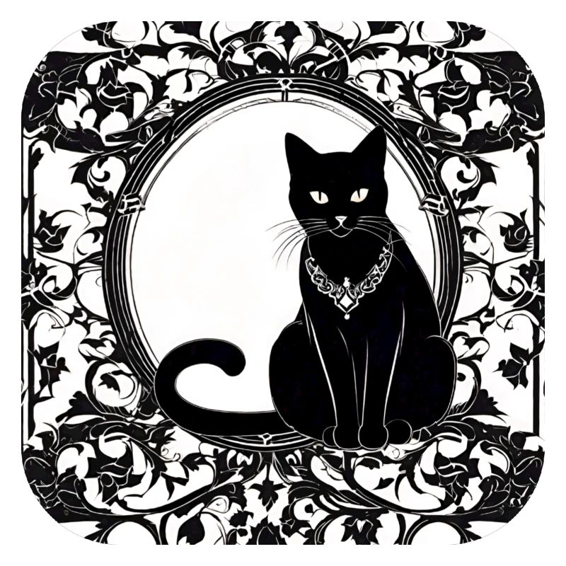 Mystical Black Cat
