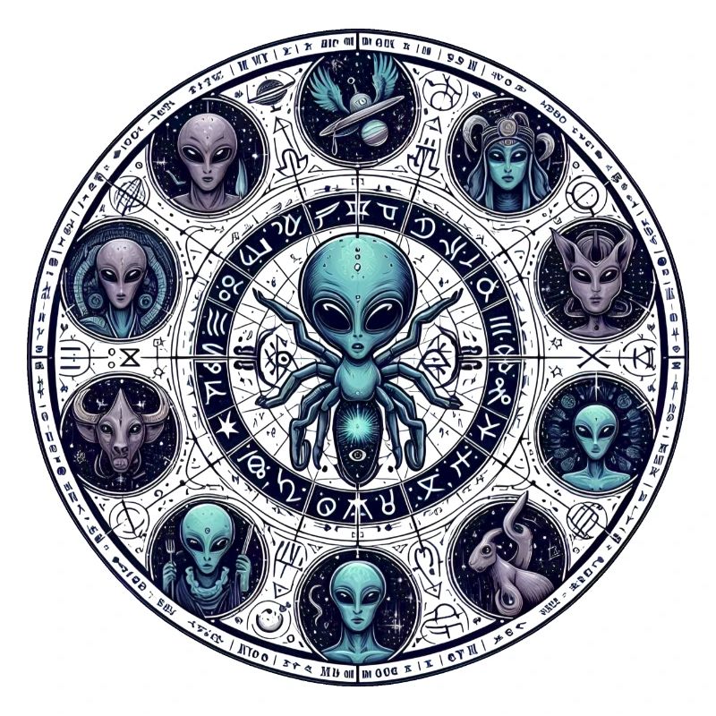 Conception de la roue Alien Zodiac