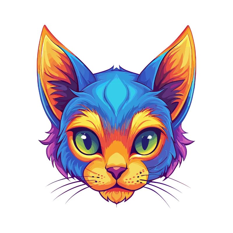 Chat Pixie Bob Race de chat Dessin animé Kawaii Animal de compagnie