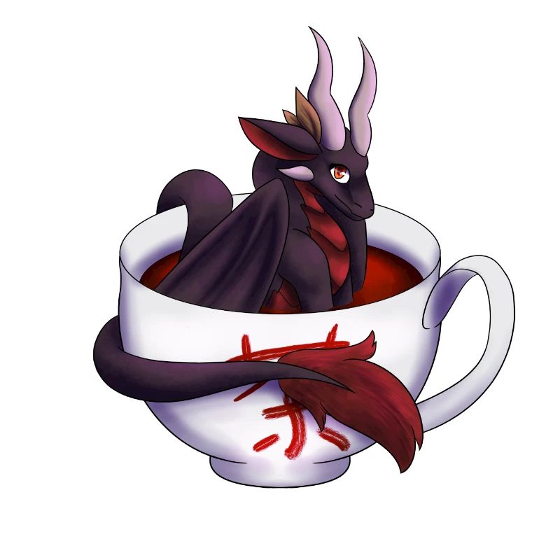 Schwarzer Tee Drache