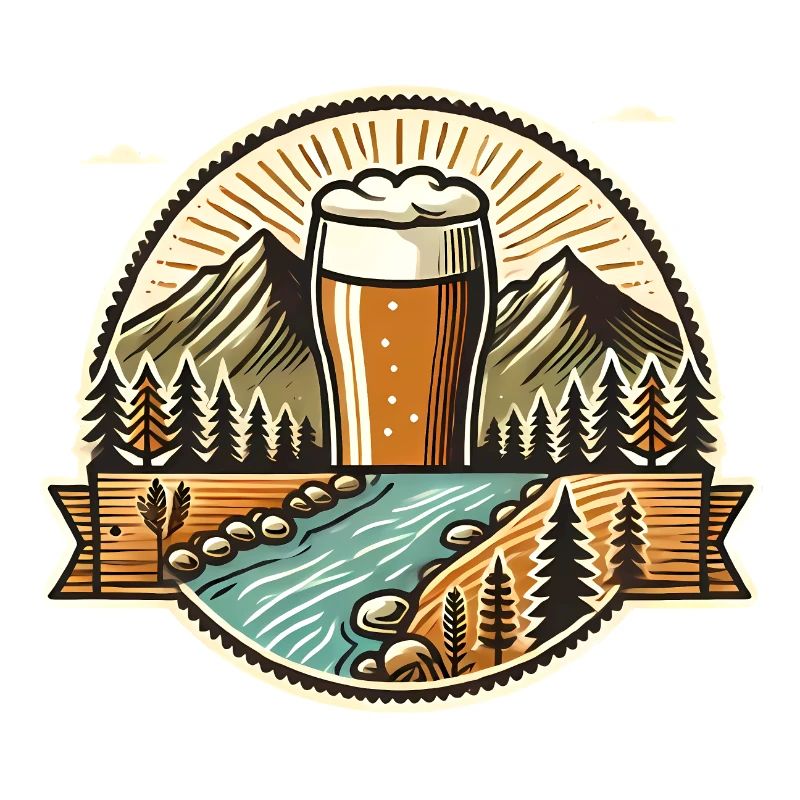 Conception de l’insigne Mountain Beer Adventure