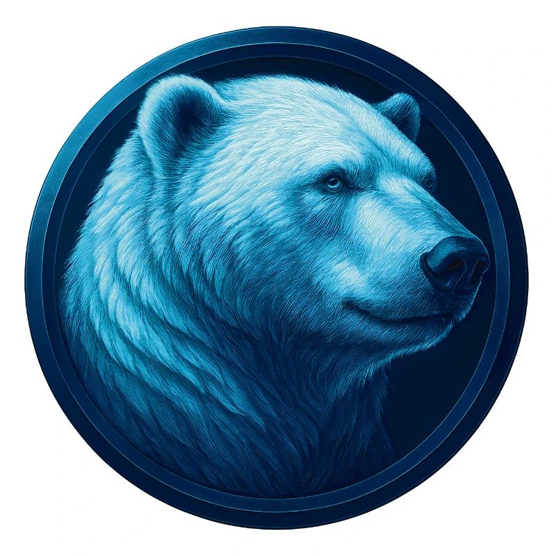 Eisbär Emblem – Cooles Polartier Design