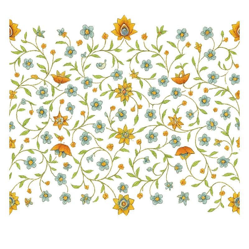 Persian Mandala Pattern – Golden Minimalist