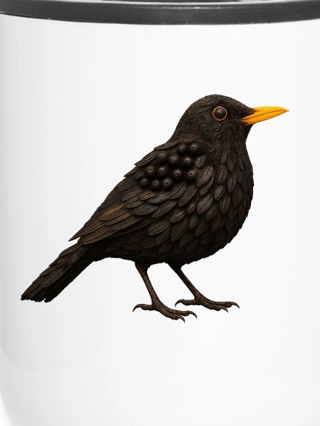 Amsel im Naturlook
