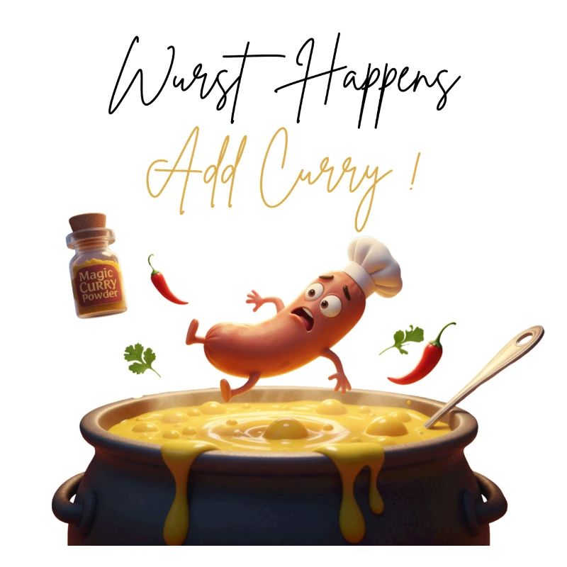 Wurst Happens  Add Curry ! 