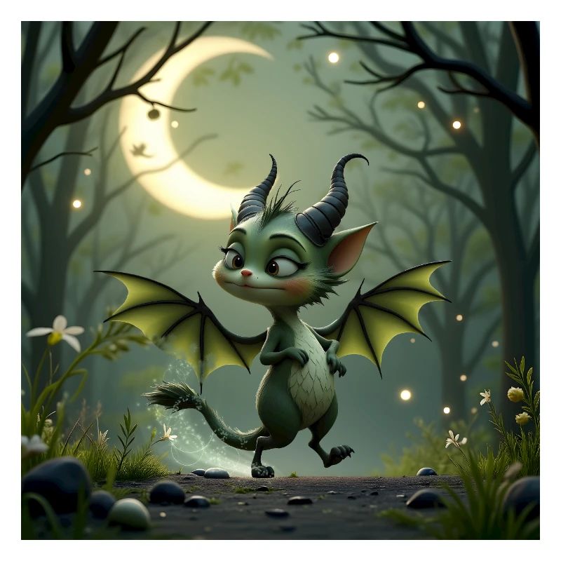 Nachtdrache des Waldes