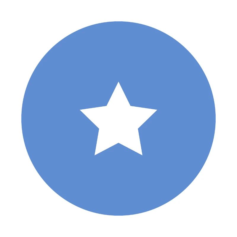 Somalia round flag