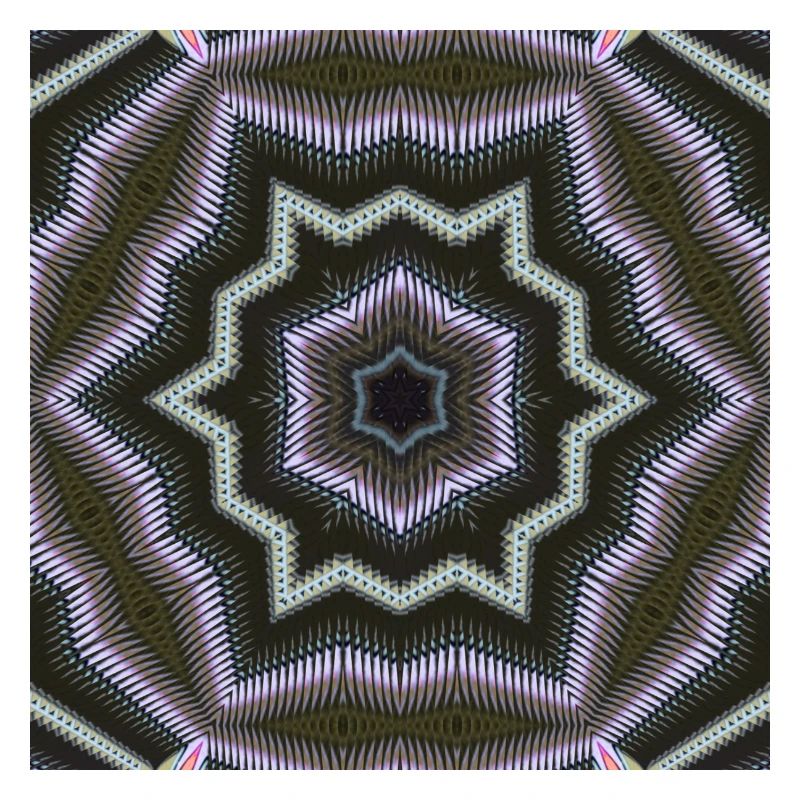 Kaleidoscopic Star Mandala