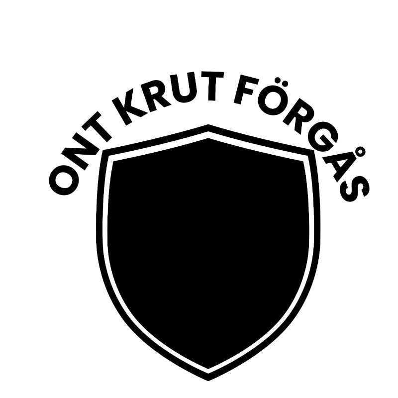 Minimal shield emblem