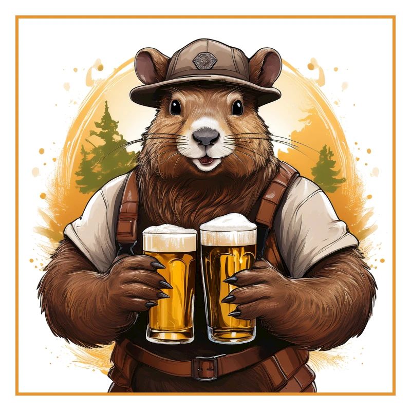Biber mit Bier