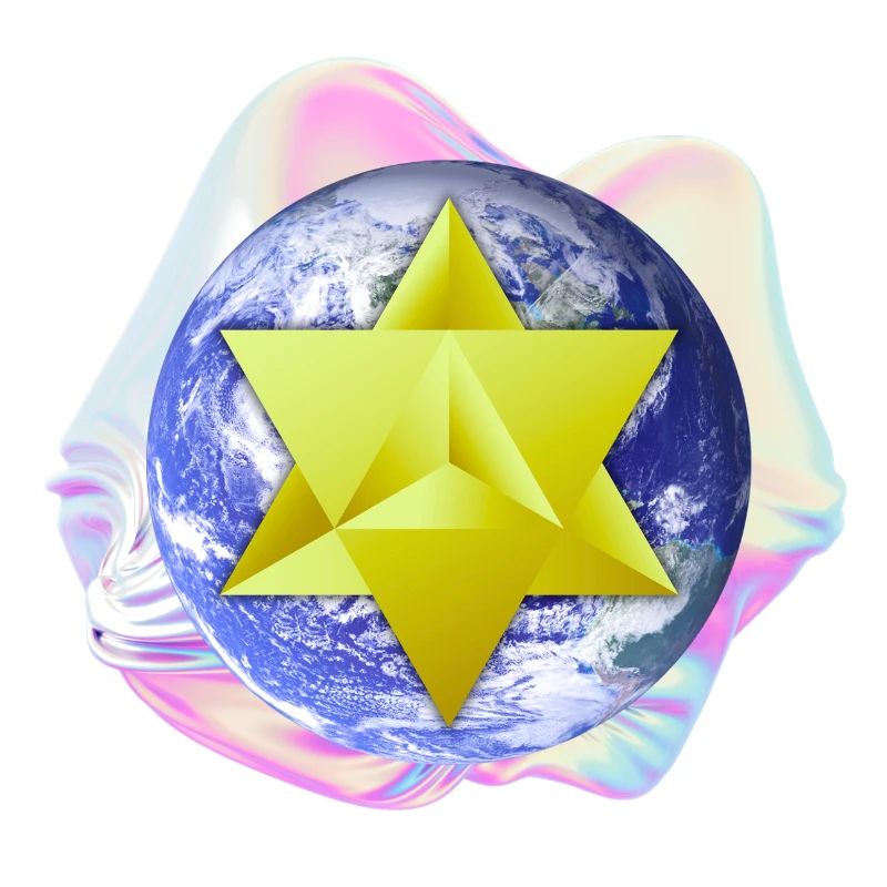 Surreal Merkaba Earth