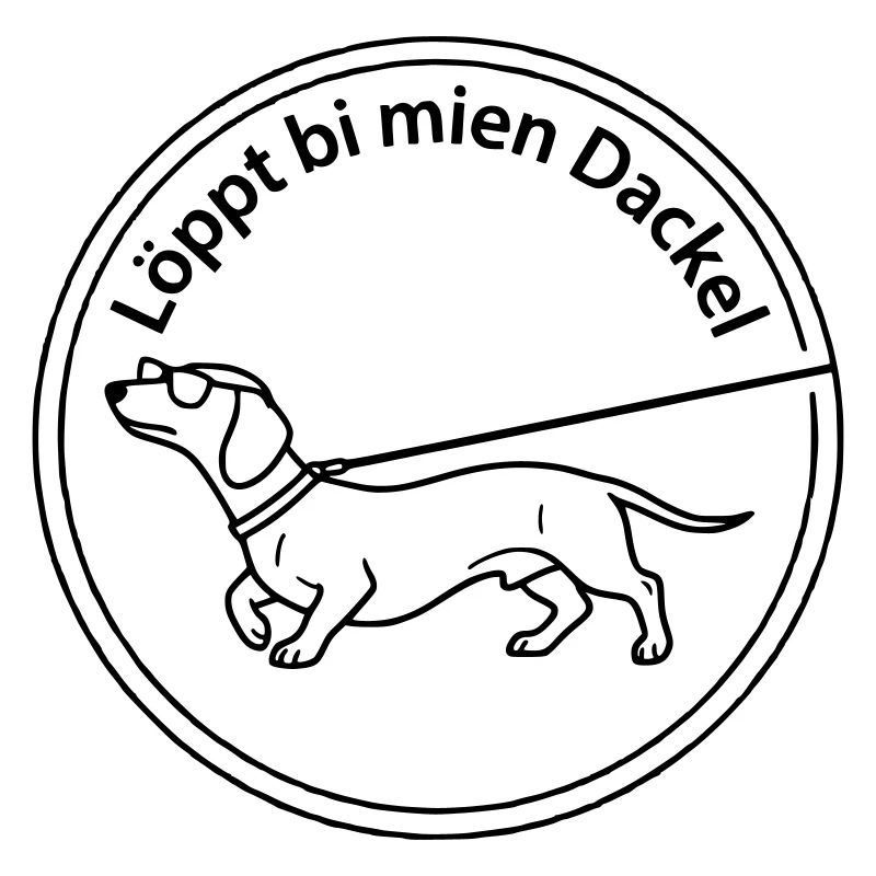 löppt bi mien dackel