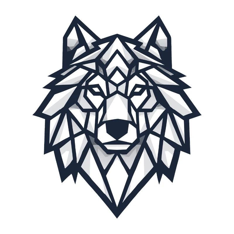 Geometrischer Wolf