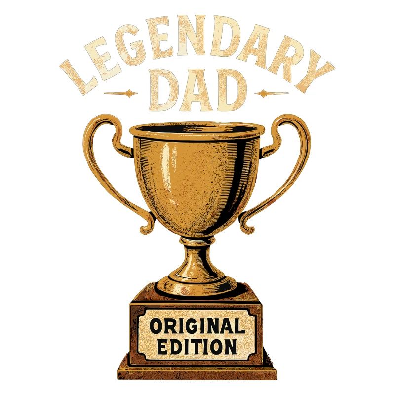 Legendary Dad – Retro Trophy Original Edition