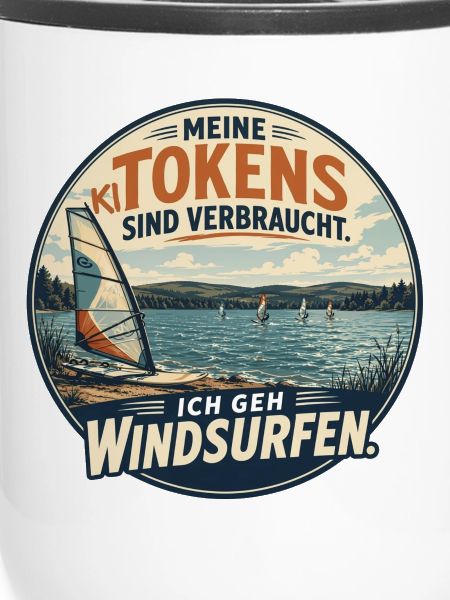 KI Humor – Windsurfen