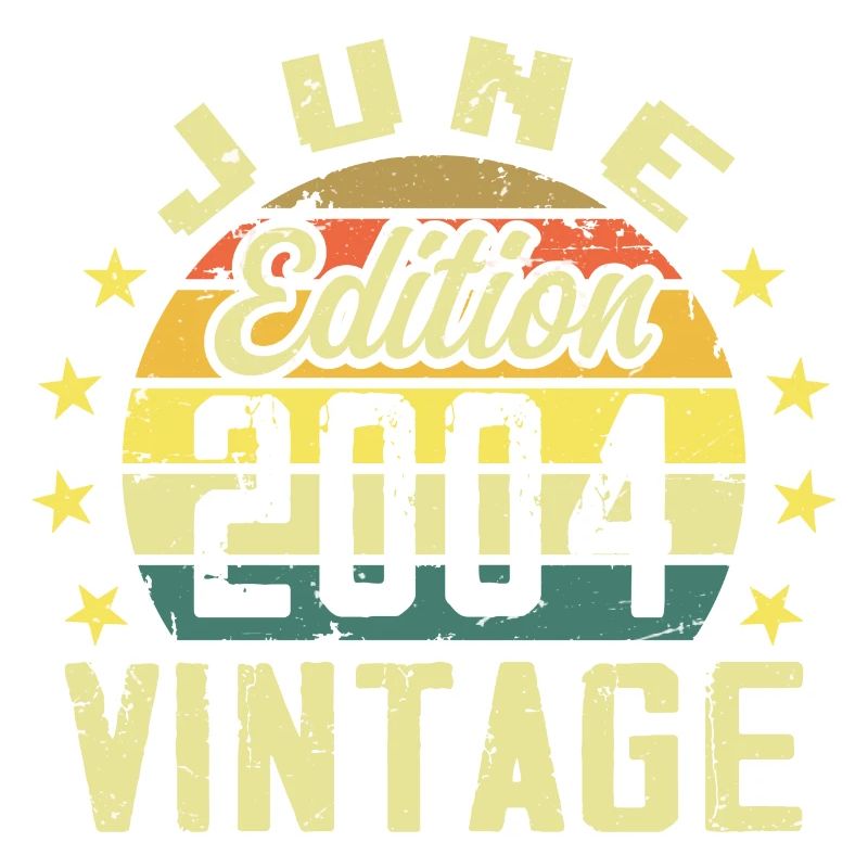 Juni 2004 Juni Retro Geburtstagsgeschenk Juni 2004