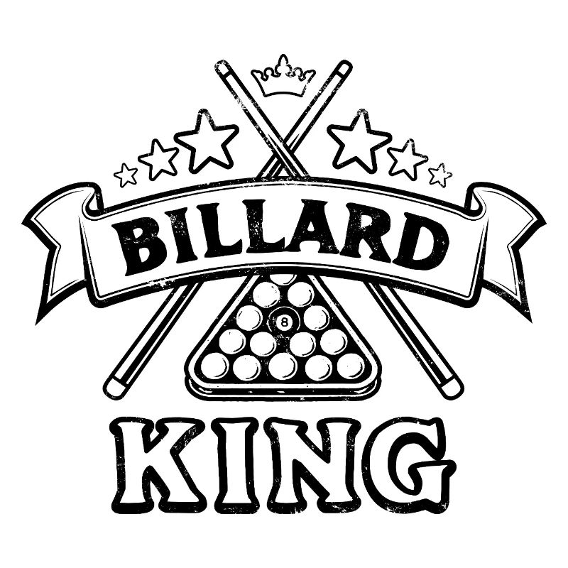 Eight Ball Billiards King - Billiard Player Gift